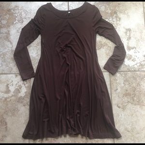 Brown Swing Dress